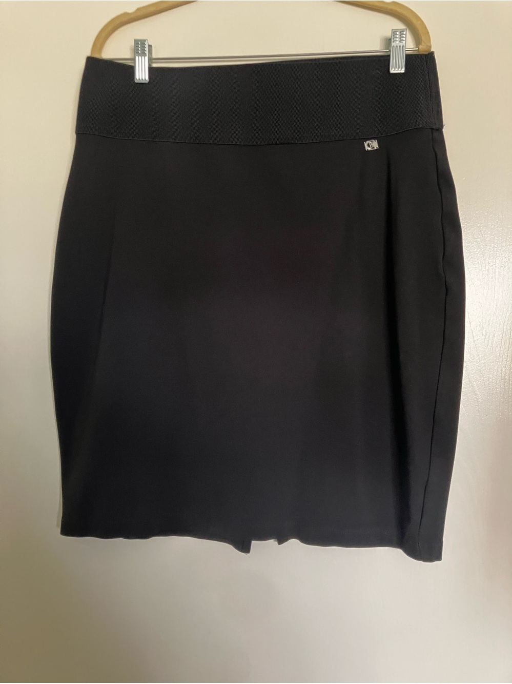 Calvin Klein Pencil skirt Black Skirt Stretch Elastic Waist Size 0X- size 14